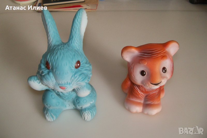 Две соц гумени играчки СССР, снимка 1