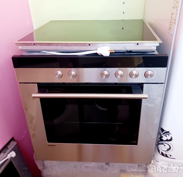 Печка за вграждане с керамичен плот  SIEMENS, снимка 1