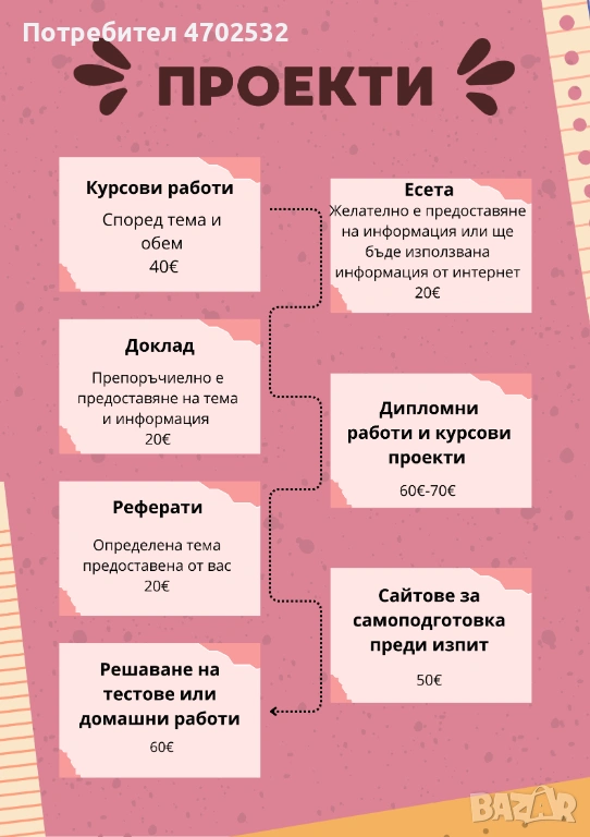 Разработка на курсови работи, презентации, сайтове, доклади и други!, снимка 1