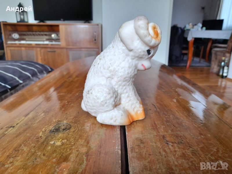 Стара гумена играчка Овен, снимка 1
