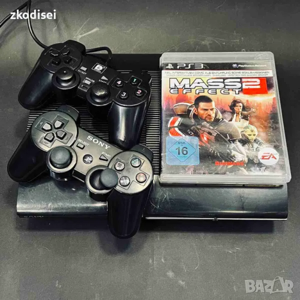 Конзола SONY - PS3 с 2бр. джойстик и 1бр. игра, снимка 1