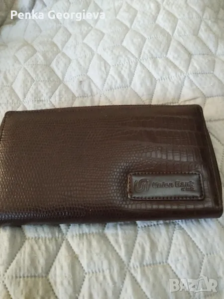 чисто ново,вис-12см,дъл-17см шоколадов цвят, снимка 1