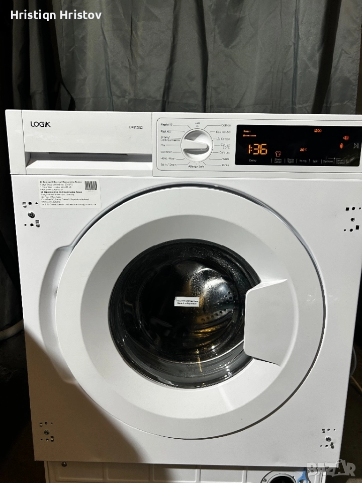  Пералня за вграждане LOGIK MODEL: LIW812W22, снимка 1
