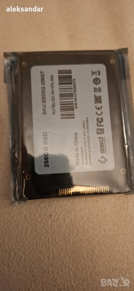 ssd 256GB. нов., снимка 1