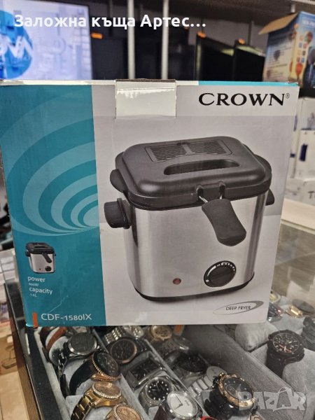 Фритюрникът Crown е с мощност 800 W, снимка 1