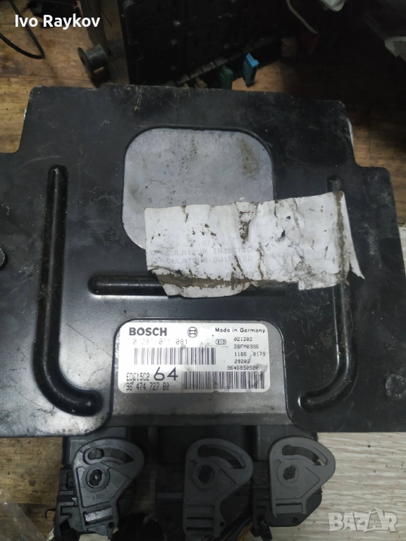 Компютър запалване Peugeot 307 2.0 HDI , 9647472780 , 0281011081 , снимка 1