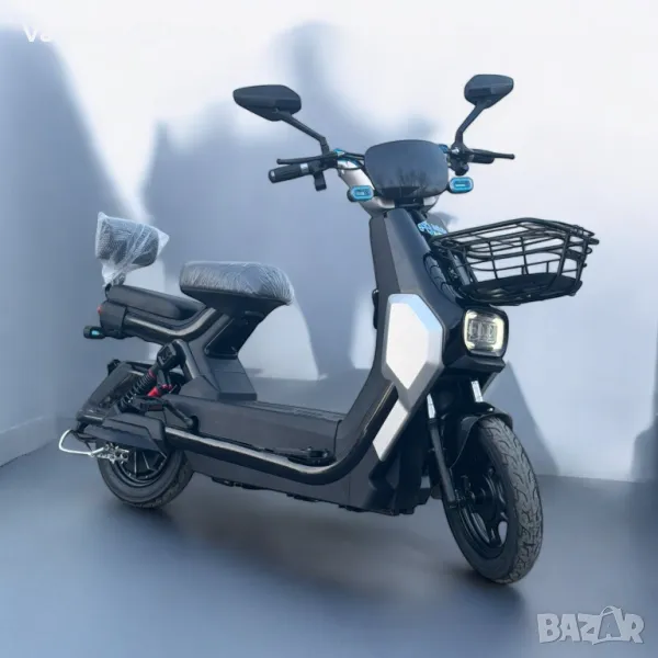 Електрически скутер с педали Infinity GT-1000 1200W BLACK, снимка 1