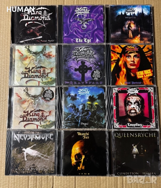 King Diamond - Nevermore - Queensryche - Mercyful Fate, снимка 1