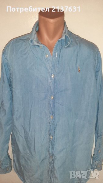 МЪЖКА ДЪНКОВА РИЗА POLO - Размер  М , снимка 1