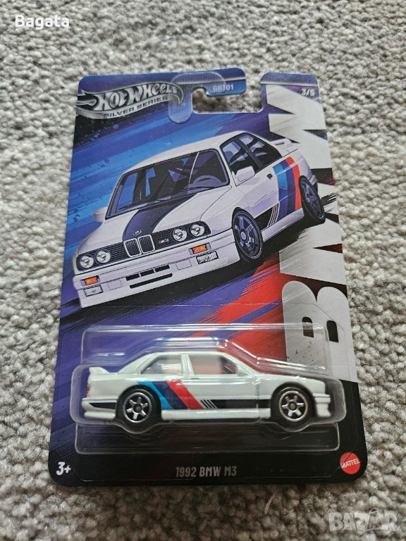 Hot Wheels BMW 1992 M3 – 1:64, снимка 1