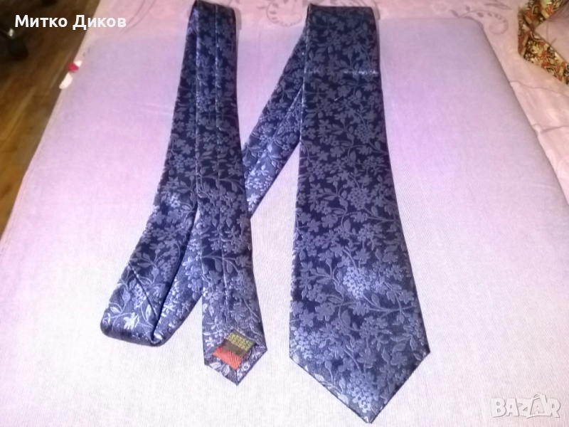 Zodiac premium pure silk tie вратовръзка нова маркова100% коприна маде ин Итали, снимка 1