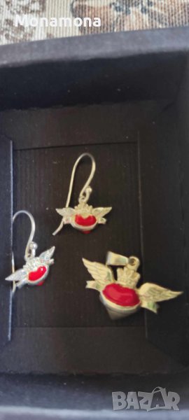 Нежен сребърен комплект , снимка 1