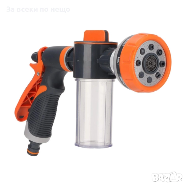 Пистолет за маркуч с контейнер за препарат PA1219 – 8 режима на пръскане, снимка 1