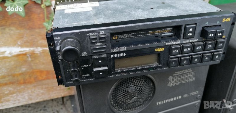 Philips 846 car audio авторадиокасетофон, снимка 1