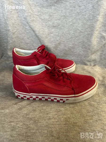 Vans платненки червени , номер 37, снимка 1