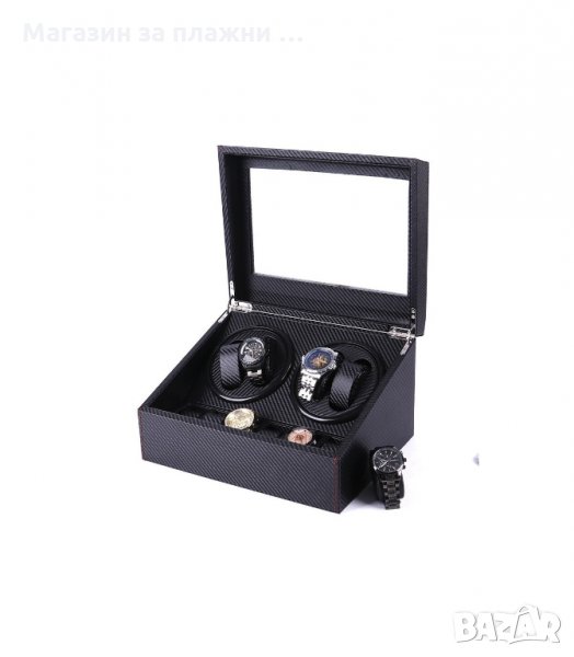 НАВИВАЩА ЧАСОВНИЦИ ВИТРИНА ЗА 4 ЧАСОВНИКА + 6 КЛАСИЧЕСКИ - код 2174, снимка 1