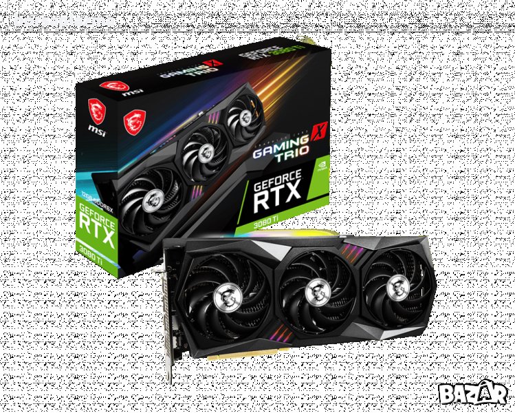 MSI GeForce RTX 3080 Ti Gaming X Trio 12G, 12288 MB GDDR6X, снимка 1