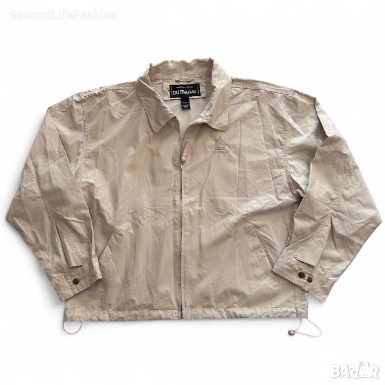Яке Trump Taj Mahal ветровка Vintage ежедневен стил с цип размер L, снимка 1