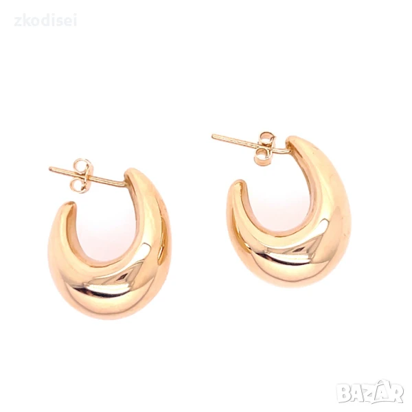 Златни обеци 3,95гр. 14кр. проба:585 модел:32149-3, снимка 1