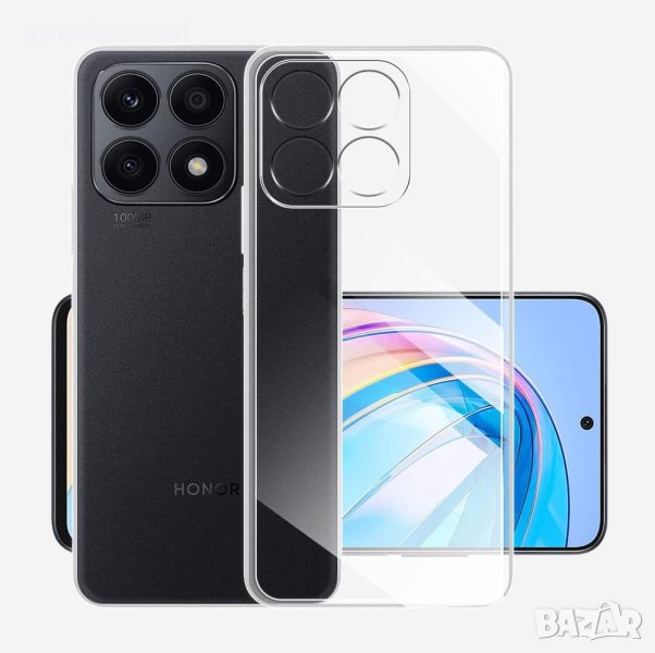 Honor X8a - Силиконов Прозрачен Кейс Гръб 0.5MM, снимка 1