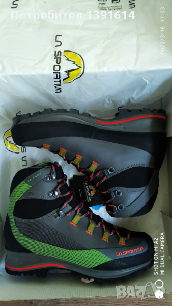 La Sportiva Trango Trk Leather Wmn Gtx Carbon/Kale, снимка 1