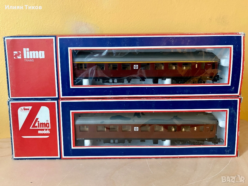 Комплект пътнически вагони LIMA мащаб HO (1:87) влак piko, снимка 1