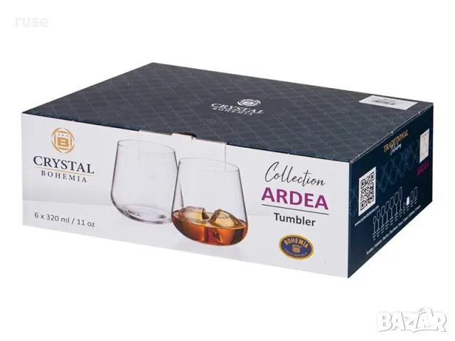 НОВИ! Чаши за уиски 6 броя Bohemia Ardea 320 мл