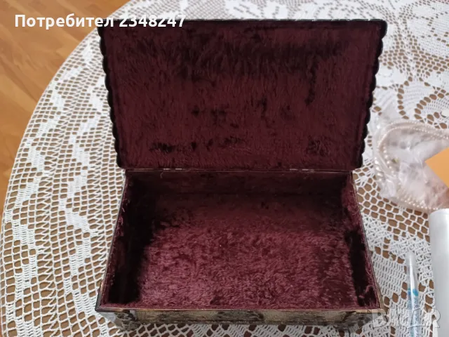 Кутия за бижута 1 + подарък, снимка 4 - Антикварни и старинни предмети - 48424516