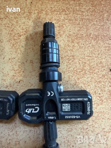 4 бр. датчика CUB за налягане TPMS в гумите на Mercedes, снимка 5 - Аксесоари и консумативи - 52707484
