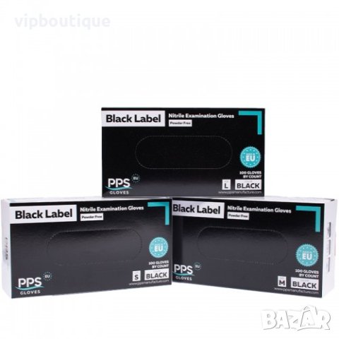 Автосервизи - Черни нитрилни ръкавици нитрил, снимка 4 - Медицински, стоматологични - 41003471