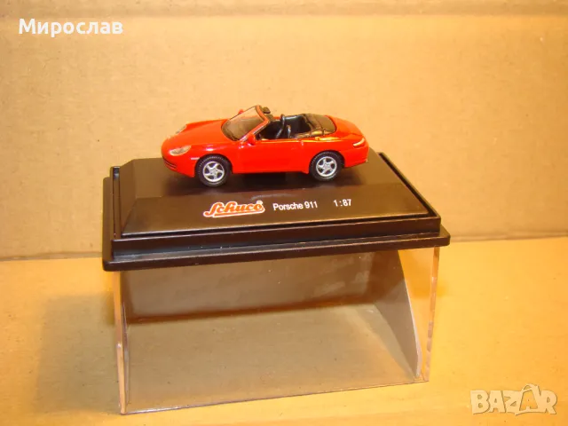 SCHUCO H0 1/87 PORSCHE 911 МОДЕЛ КОЛИЧКА