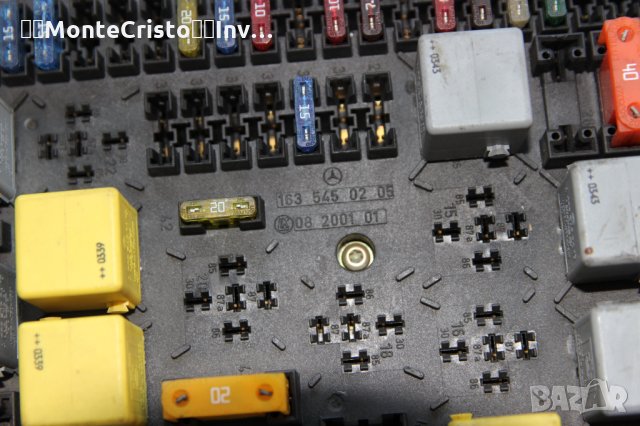 Бушонно табло Mercedes ML W163 (1998-2005г.) 163 545 02 05 / 1635450205, снимка 2 - Части - 34817934
