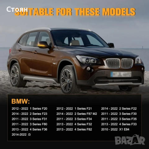 Динамични мигачи бягащи мигачи bmw бмв, снимка 5 - Аксесоари и консумативи - 44811149