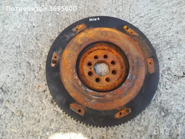 Маховик съединител Toyota Hilux 2.5 TD D4D Тойота Хайлукс пикап задно предеване притискателен диск, снимка 2 - Части - 49313926