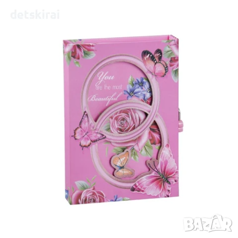 Тефтер в кутия - таен дневник с ключе цветя и пеперуди, снимка 4 - Образователни игри - 51313704