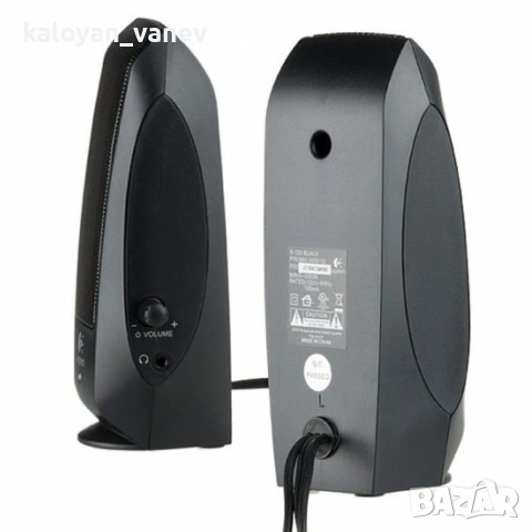 Тонколони за компютър Logitech S120 PC Speakers, снимка 2 - Тонколони - 53582349