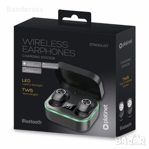 ПРОМОЦИЯ Bluetooth Слушалки със зареждащ кейс, снимка 2 - Слушалки, hands-free - 41868480