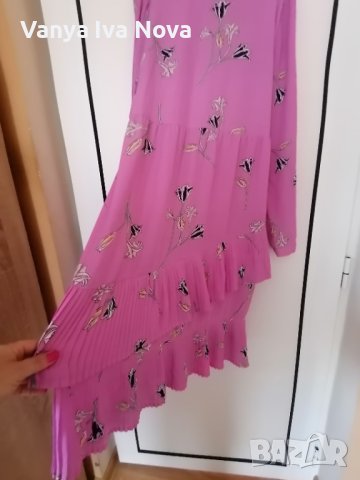 Vero Moda розова рокля на цветя , снимка 7 - Рокли - 41979917