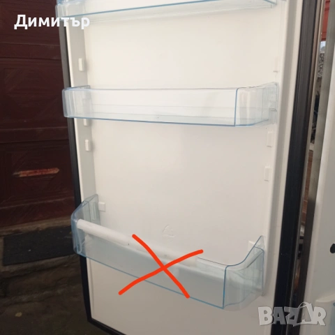 Хладилник с фризер Electrolux на части рафт чекмедже , снимка 2 - Хладилници - 53366589