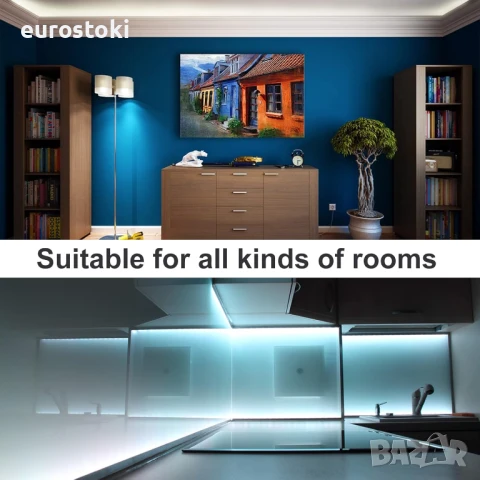 EXTRASTAR LED водоустойчива лента неонова 5 метра 12V 120 светодиода 8.5W/M IP65, гъвкава, снимка 4 - Лед осветление - 51091302