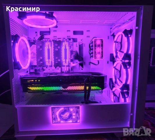 Геймърски комп Ryzen 5700x, ASUS ROG Strix RTX3070,32gb ddr4,1tb nvme, снимка 2 - Геймърски - 52674623
