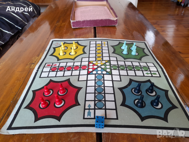 Стара детска игра Не се сърди човече #3, снимка 3 - Антикварни и старинни предмети - 36185203