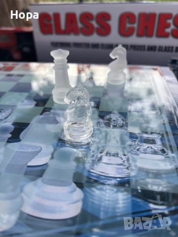 Стъклен шах , снимка 4 - Шах и табла - 53844273