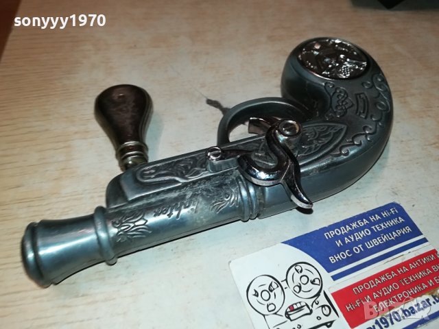 МЕТАЛЕН РЕТРО ПИЩОВ ЗАПАЛКА 0907230824, снимка 2 - Колекции - 41492767