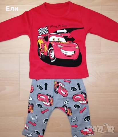 НАМАЛЕНИ нови комплекти за бебе-момче от 2 части,р-ри 68,74,80,86, снимка 7 - Комплекти за бебе - 34045473