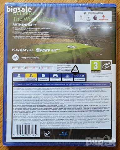 НОВ! Запечатан диск FC 24 PS4 Playstation 4 FIFA 2024 FC24 Плейстейшън, снимка 2 - Игри за PlayStation - 44781579