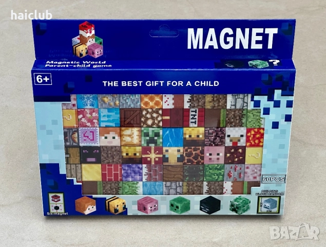 Магнитни кубчета Майнкрафт /Minecraft Magnetic Blocks, снимка 7 - Образователни игри - 52109371