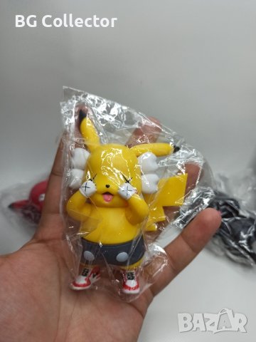 4 броя сладки фигурки Пикачу - различни цветове, снимка 5 - Колекции - 41510547