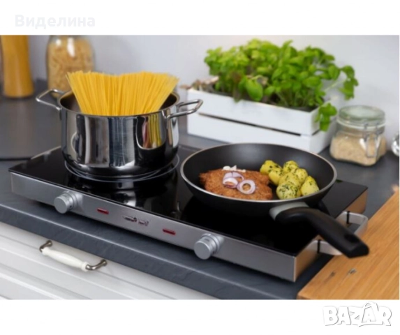 Котлон керамичен MHP-2022IS, двоен,1800W+1000W, снимка 6 - Котлони - 51792543