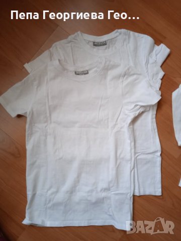Бели тениски ,размер 134, снимка 2 - Детски тениски и потници - 39333215